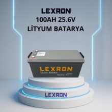 LEXRON 100Ah 25.6V LiFePO4 Lityum Batarya