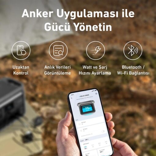 Anker SOLIX C800X 768Wh 1200W Taşınabilir Güç Kaynağı