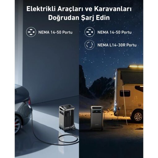 152519-3_large Anker SOLIX F3800 3840Wh 6000W Taşınabilir Güç İstasyonu