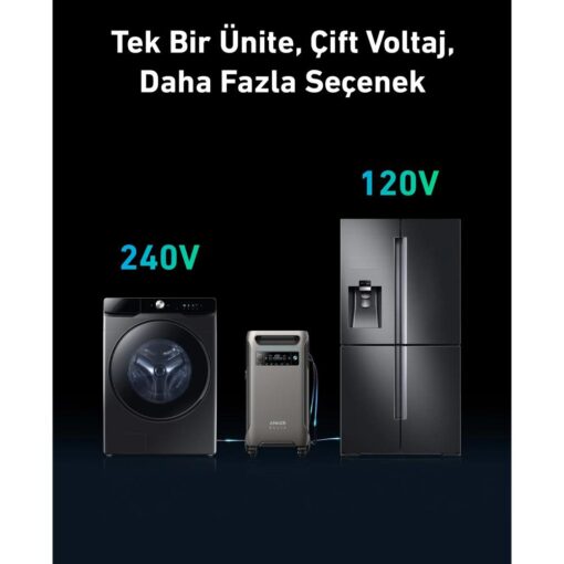 152519-4_large Anker SOLIX F3800 3840Wh 6000W Taşınabilir Güç İstasyonu