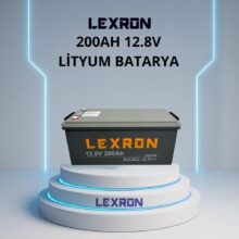 LEXRON 200Ah 12.8V LiFePO4 Lityum Batarya