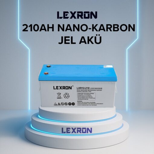 Lexron 12V 210Ah Jel Akü
