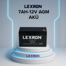 Lexron 12V 7Ah Kuru Tip Akü