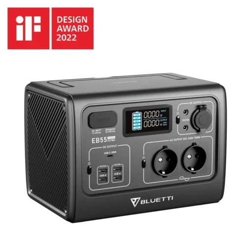 BLUETTI EB55 700W 537Wh Taşınabilir Güneş Enerjisi İstasyonu