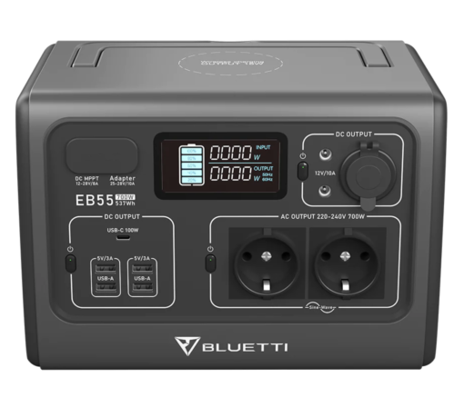 BLUETTI EB55 700W 537Wh Taşınabilir Güneş Enerjisi İstasyonu