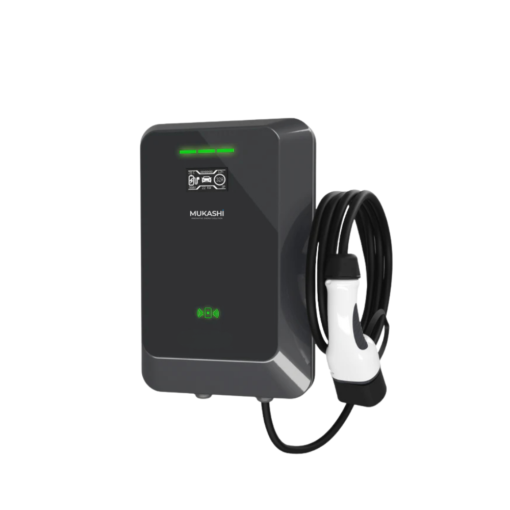 Mukashi AIW2 – AI Destekli Duvar Tipi Elektrikli Araç Şarj Cihazı (22 kW)